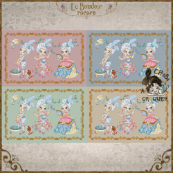Le Boudoir rococo (PDF + Cross Stitch Saga)