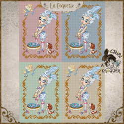 Le Boudoir rococo - La Coquette (PDF + Cross Stitch Saga)