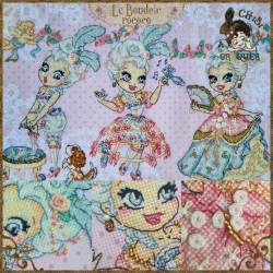 Le Boudoir rococo (PDF + Cross Stitch Saga)