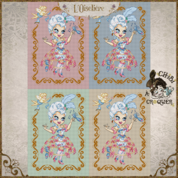 Le Boudoir rococo - L'Oiselière (PDF + Cross Stitch Saga)