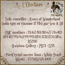 Le Boudoir rococo - La Galante (PDF + Cross Stitch Saga)