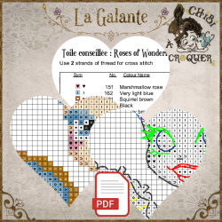 Le Boudoir rococo - La Galante (PDF + Cross Stitch Saga)