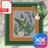 Grille gratuite 07/2026 - Lavande - Herborium (PDF + Cross Stitch Saga)