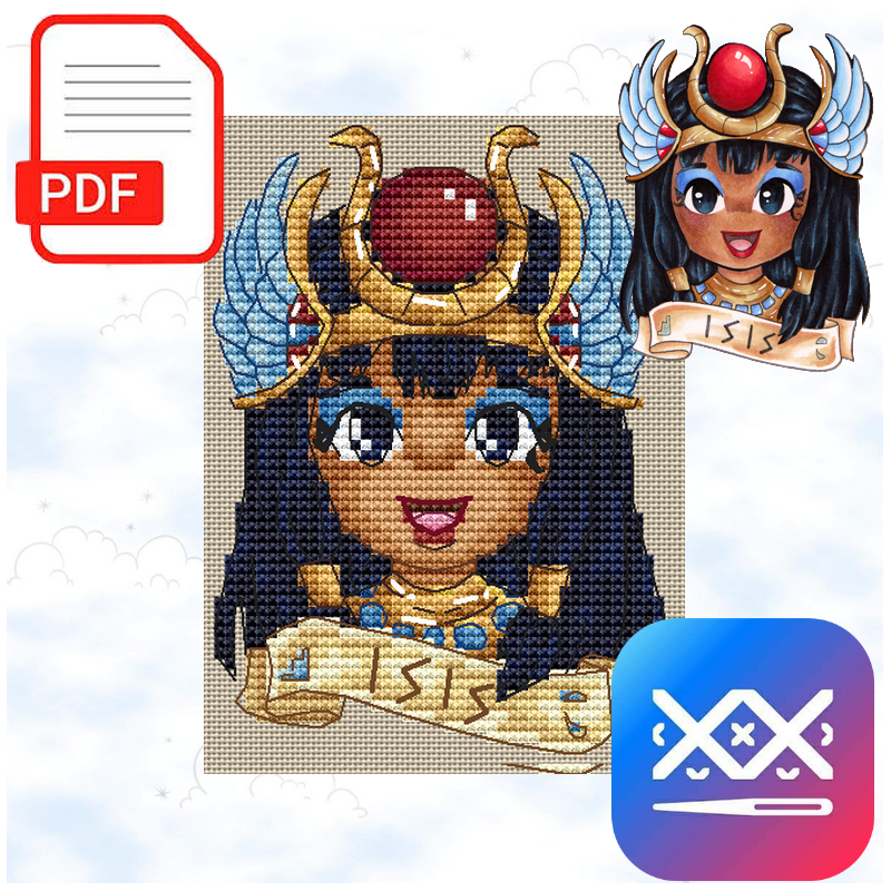 Isis - Mythical Year (PDF + Cross Stitch Saga)