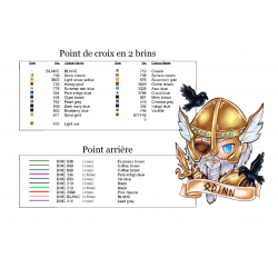 Odin - Année Mythique (PDF + Cross Stitch Saga)