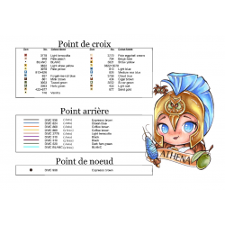 Athena - Mythical Year (PDF + Cross Stitch Saga)
