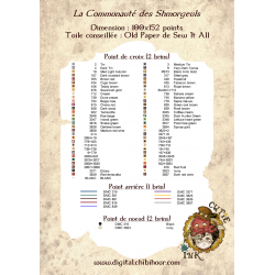 La communauté des Shmorgeuls - Le Shmmorel des Anneaux (PDF + Cross Stitch Saga)