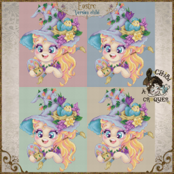 Eostre - chibi version (PDF + Cross Stitch Saga)