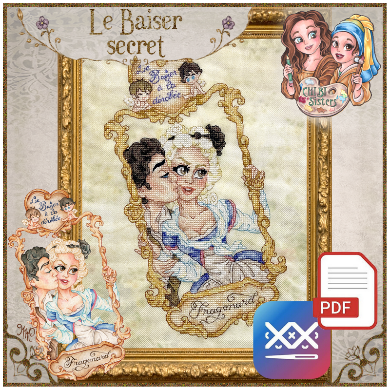 Le Baiser Secret (PDF + Cross Stitch Saga)