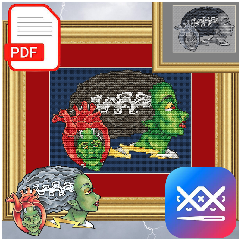 The Bride (PDF + Cross Stitch Saga)