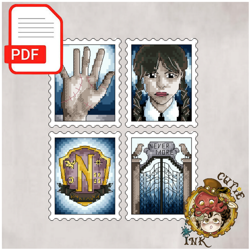 Stamps to Stitch - Wednesday (PDF)
